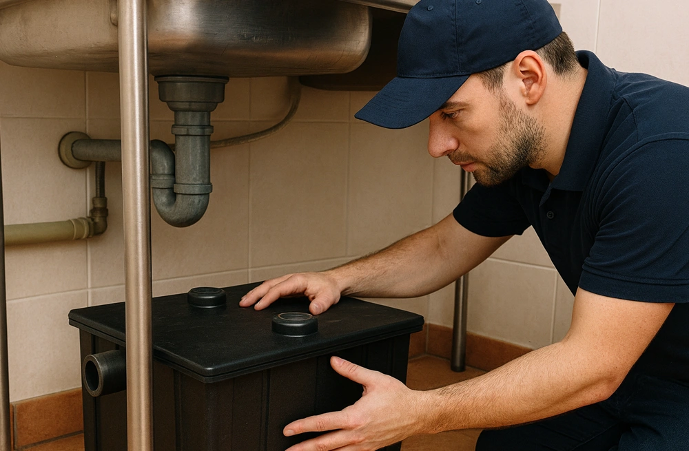 Grease trap installation