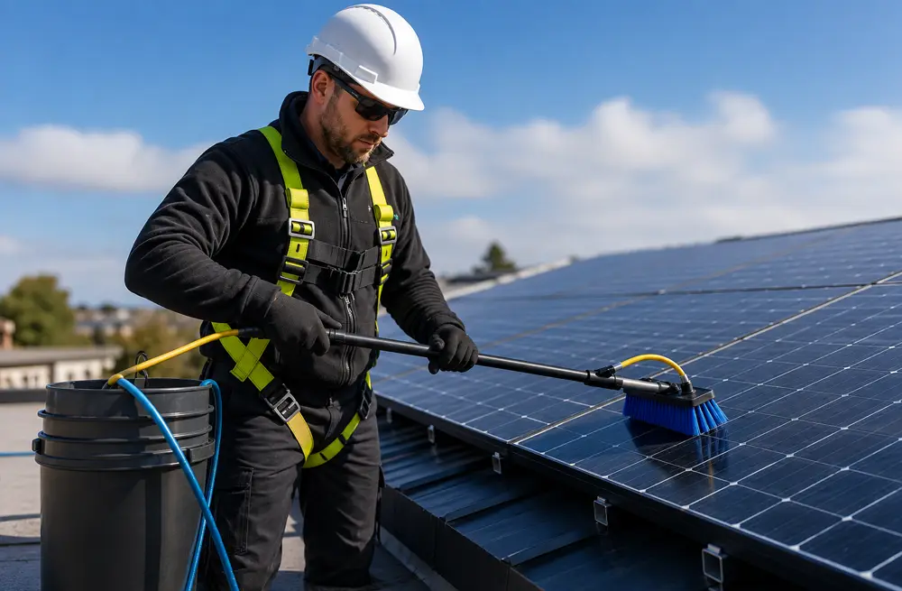 Solar panel cleaning Carlow-